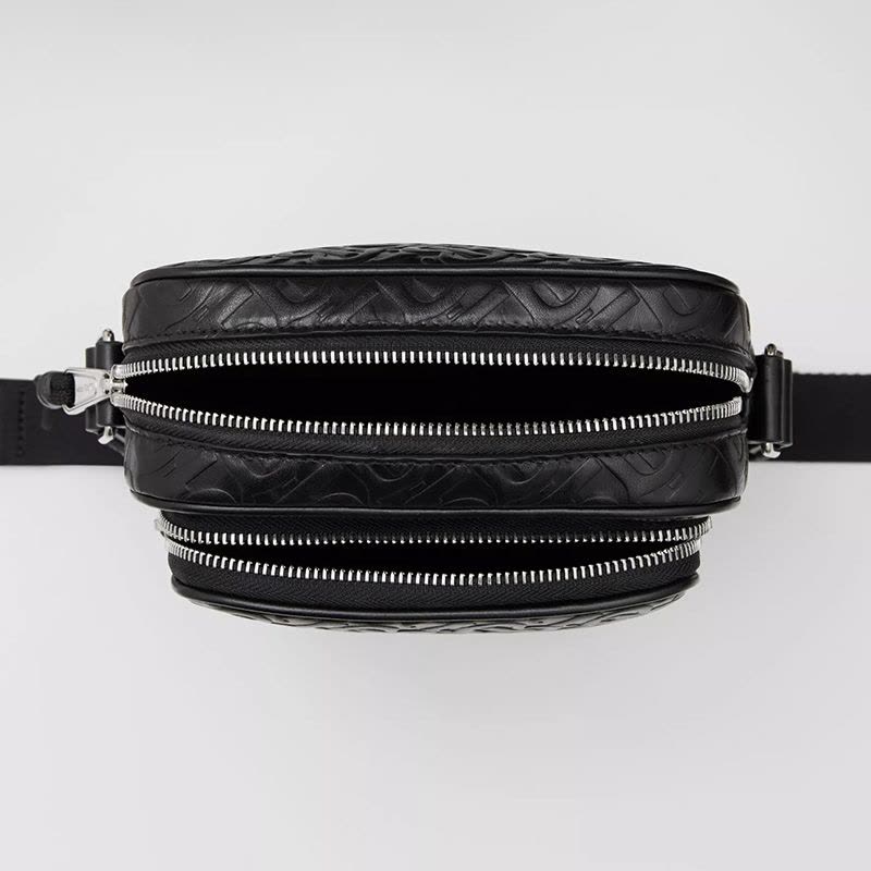 【预定】BURBERRY/博柏利 专属标识皮革斜背包 17*5.5*22CM图片
