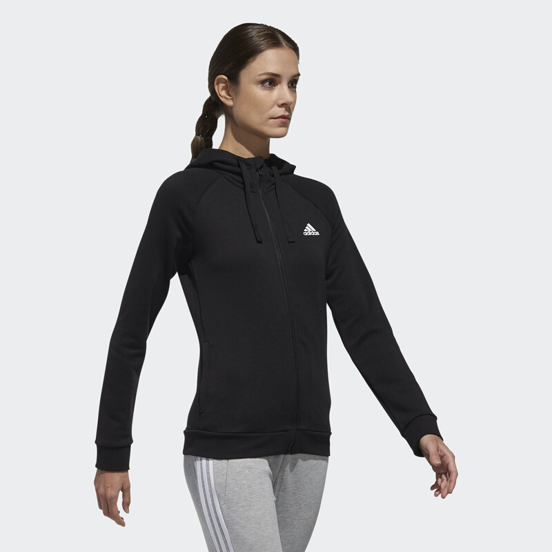 阿迪达斯adidas运动型格HOODIELINEAGE女子茄克DM5336