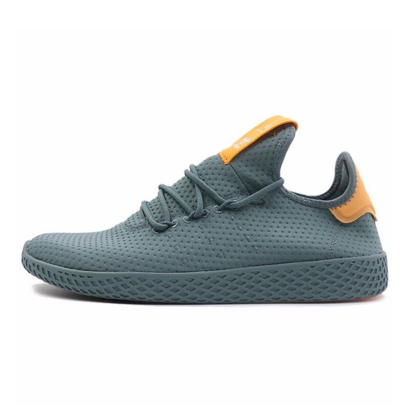 阿迪达斯（Adidas）三叶男鞋新款运动鞋柔软舒适网面透气轻便休闲跑步鞋图片