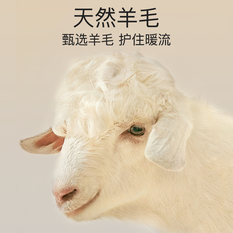 新款男士加绒保暖裤男贴片护膝羊毛裤秋冬季加厚秋裤打底内穿绒裤