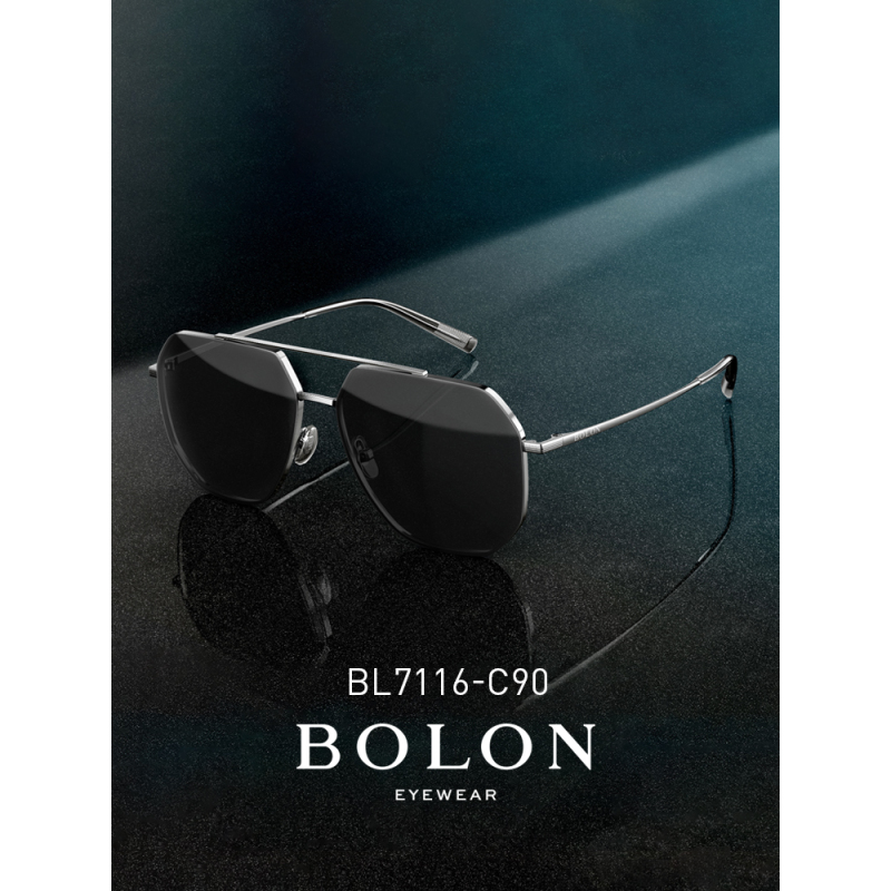 BOLON暴龙太阳镜男飞行员墨镜王俊凯同款蛤蟆镜开车墨镜BL7116