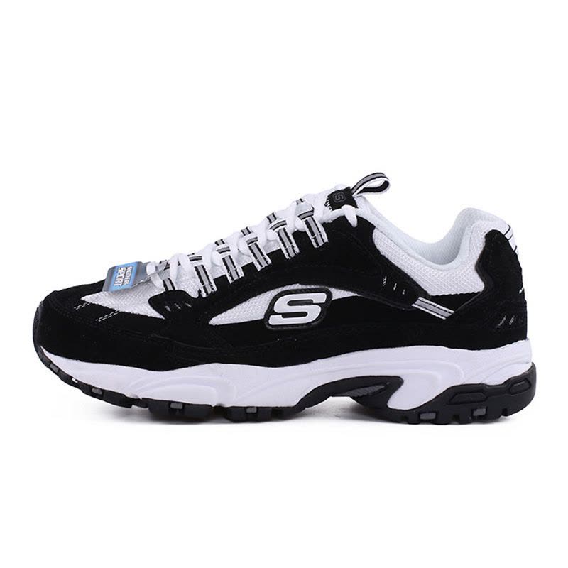 SKECHERS斯凯奇LIFESTYLE系列男士绑带运动鞋休闲鞋999688/BKW图片