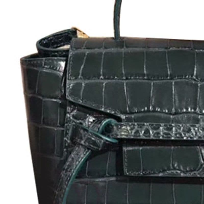 【预定】CELINE Belt 鲶鱼手拎包 鳄鱼压纹 Nano 20*20*10CM图片