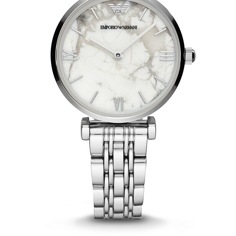 阿玛尼emporioarmani女士手表欧美时尚百搭新款简约石英女表ar11170