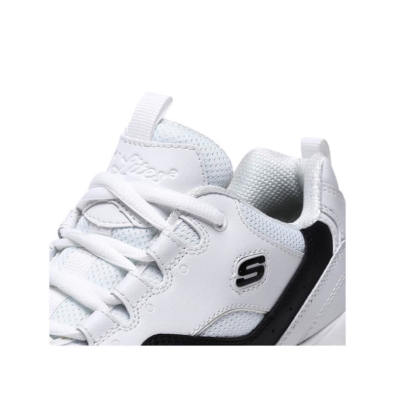Skechers斯凯奇新款情侣鞋D'lites熊猫鞋 厚底增高老爹鞋88888001图片