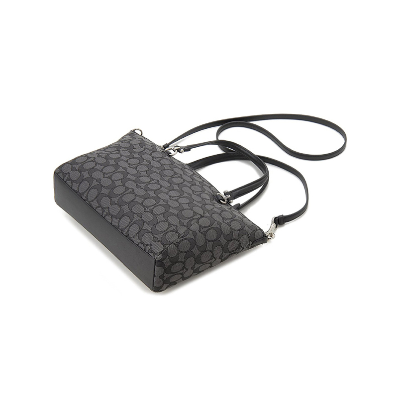 COACH/蔻驰女士专柜款LOGO印花大容量两用斜跨单肩包手提包托