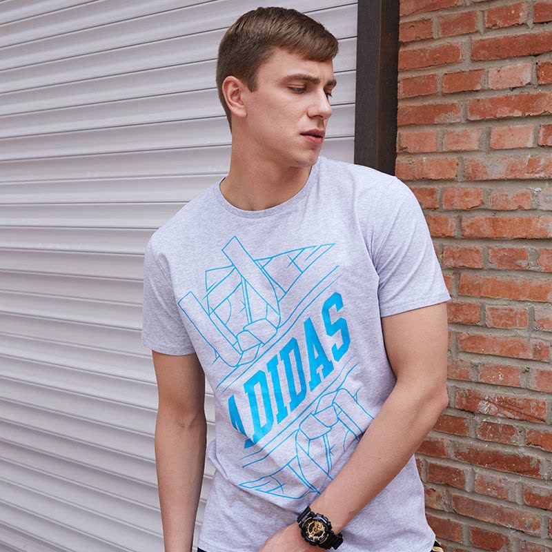 adidas阿迪达斯跆拳道男装春季短袖T恤运动服ADITSG1-GYBU图片