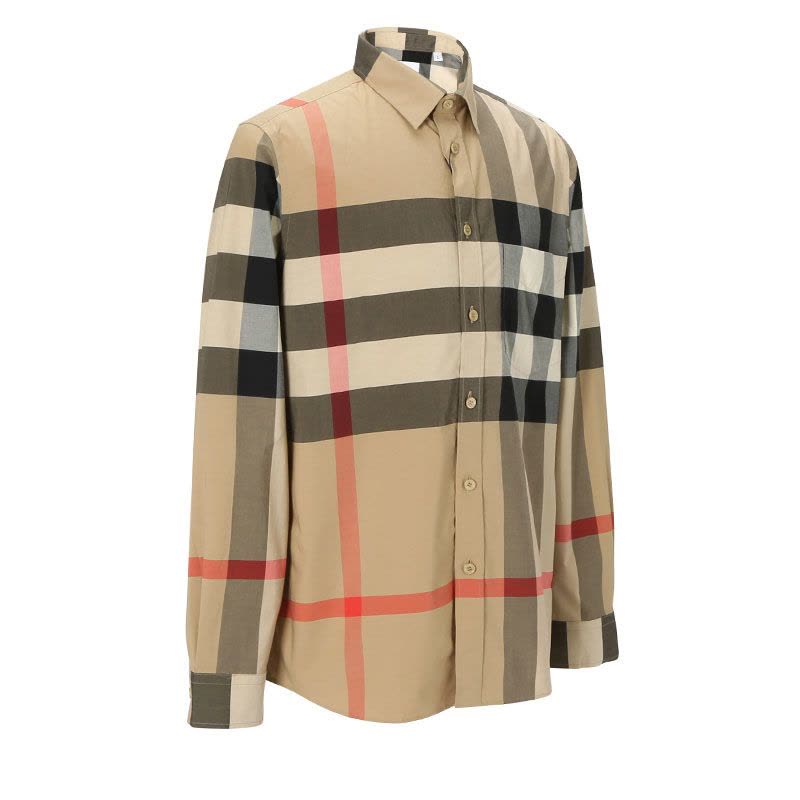 博柏利BURBERRY Vintage 长袖衬衫 大格纹棉质8010213 男士衬衫图片
