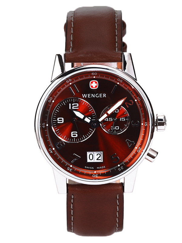 威戈/WENGER 瑞士品牌原装中性男女手表皮带时尚潮流简约休闲运动防水中性石英表男女 74714