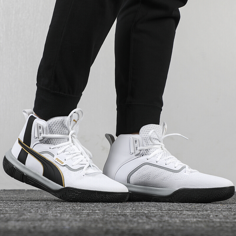 彪马(puma)男鞋运动鞋legacy68回弹缓震实战战靴防滑耐磨篮球鞋193512