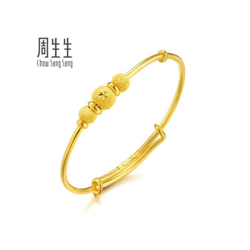 周生生(CHOW SANG SANG)黄金手镯/手链/脚链31484K报价_参数_图片