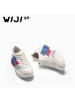 WIJI2018女鞋浓郁色彩撞色松糕底运动休闲鞋街头个性独特跑步单鞋