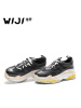 WIJI2018春夏季新款百搭运动休闲鞋厚底松糕鞋透气跑步旅游流行潮