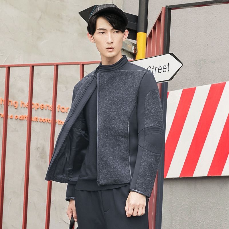 柒牌SEVEN男装男棉衣冬男士棉服保暖休闲棉服青年拼接个性外套