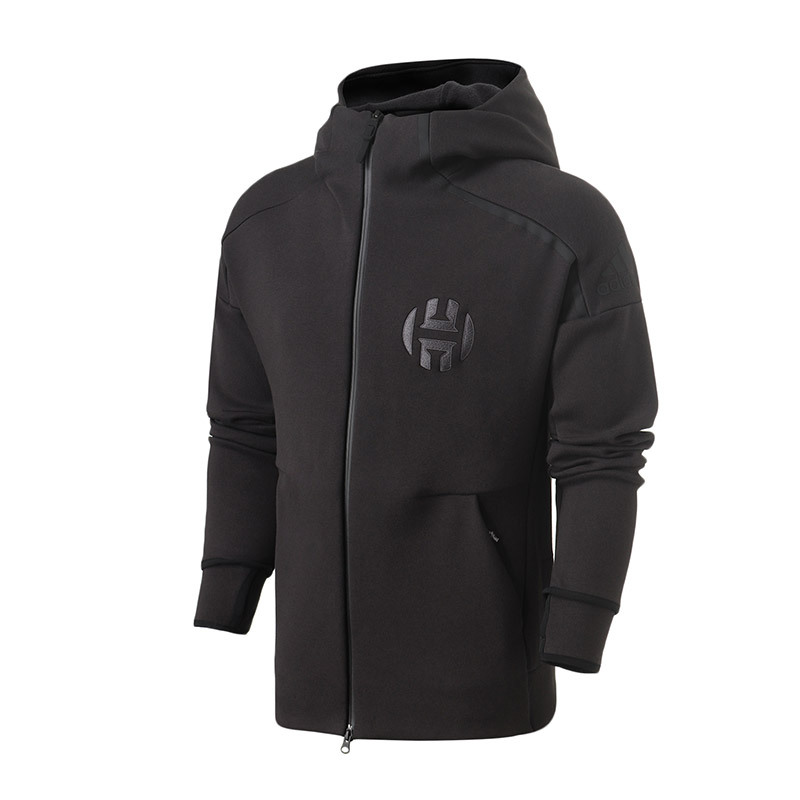 adidas男服夹克外套保暖ZNE哈登休闲运动服DY3234 L DY3234黑色