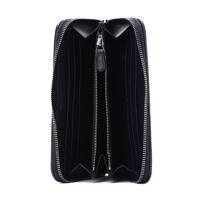 bottegaveneta葆蝶家女钱包羊皮经典编织长款拉链钱夹114076