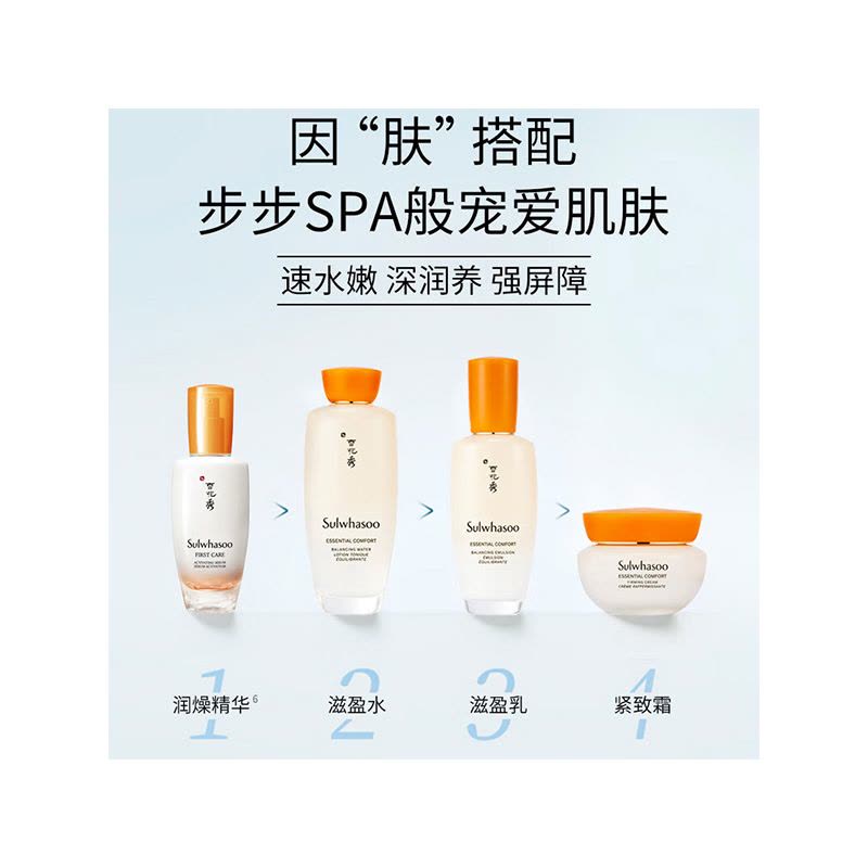 SULWHASOO/雪花秀润致焕活肌本舒活水乳精华护肤品化妆品套装礼盒图片