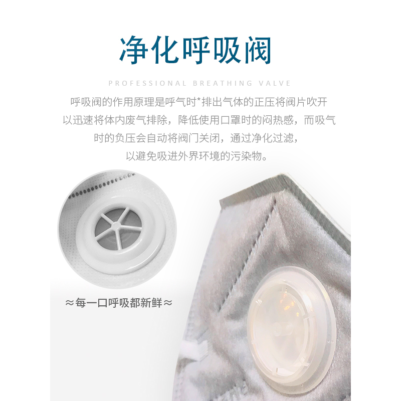 KN95防霾PM2.5抑菌防尘口罩女海藻纤维儿童口罩透气男韩网红潮款儿童橘1只