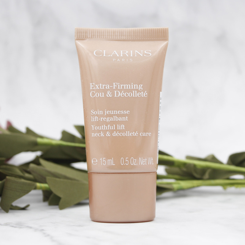 【专柜小样】娇韵诗(Clarins)颜弹力颈霜小样淡化颈纹向日葵颈霜15ml*3