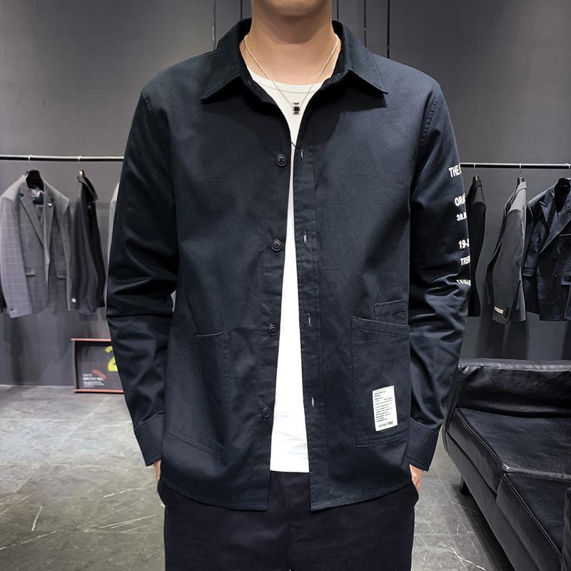 海德斯曼潮牌 2020年春季新款衬衫男纯棉修身多色衬衣百搭10322