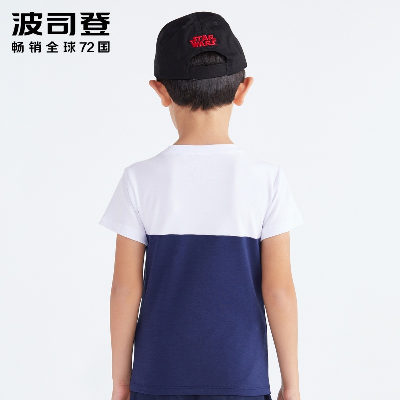 波司登童装短袖T恤夏季儿童卡通印花运动短袖T恤_204