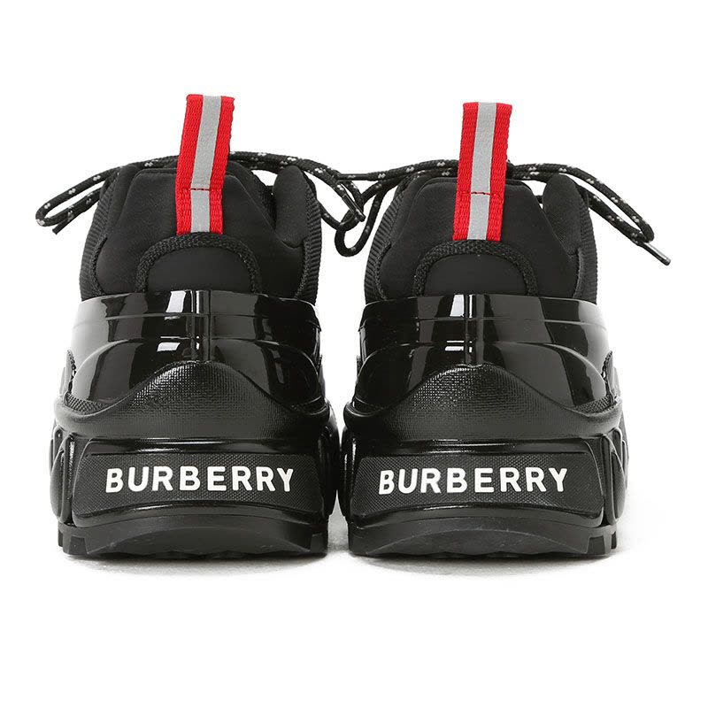 预售 博柏利BURBERRY Arthur 老爹鞋 字母印字标尼龙拼麂皮8020089 黑底 男士低帮鞋运动休闲鞋图片