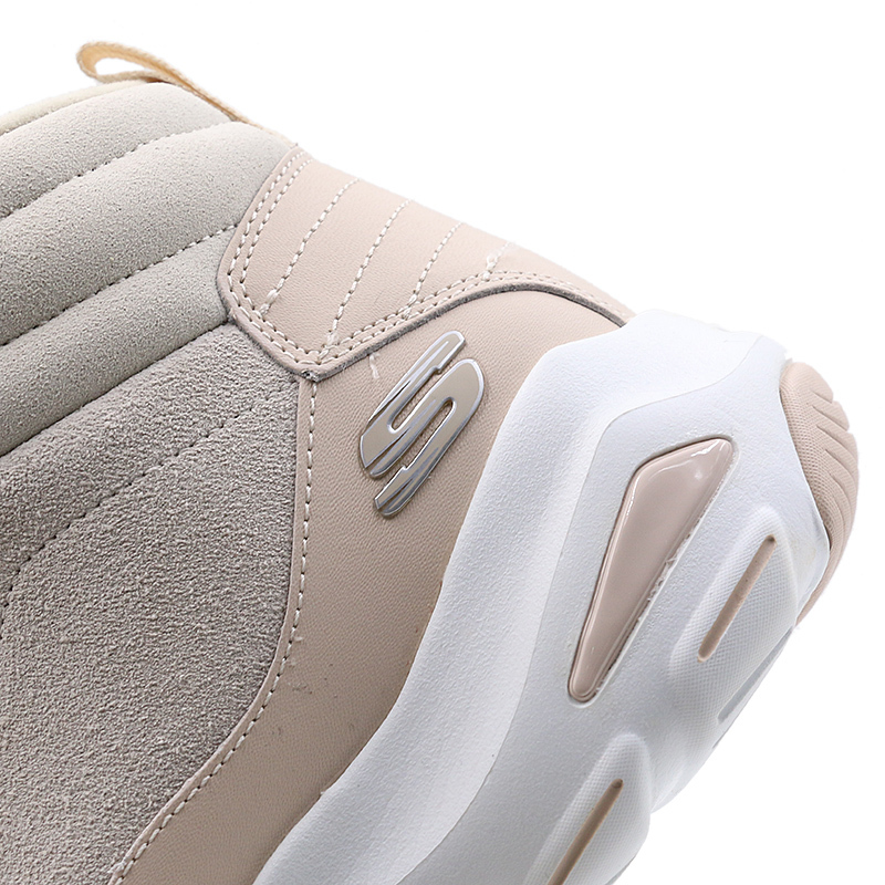 Skechers斯凯奇女鞋秋季新款D lites熊猫鞋 绒里休闲靴子66666138