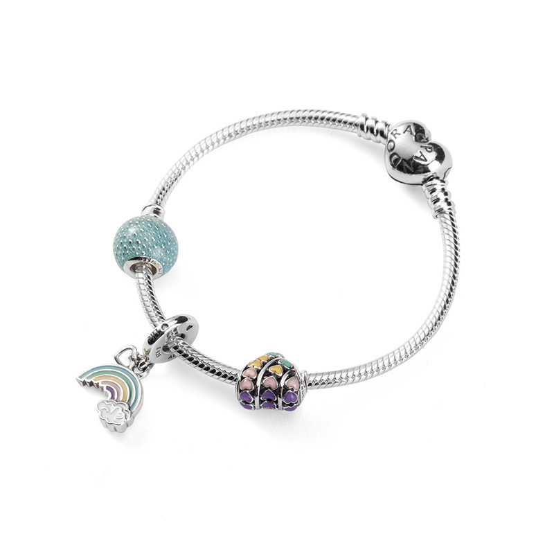 pandora潘多拉梦幻魔法时光手链蛇骨链diy套装