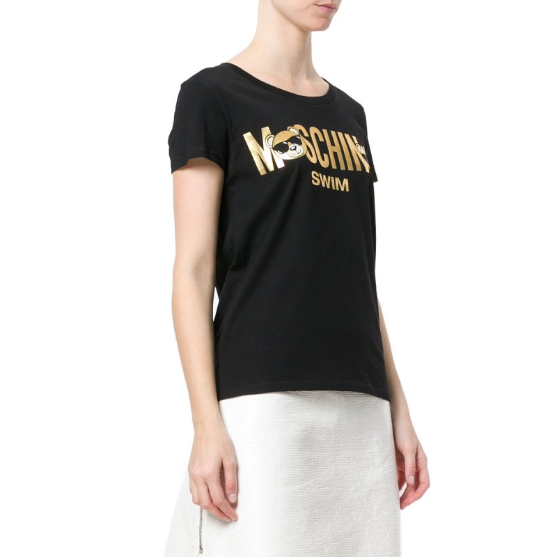MOSCHINO 字母卡通印花纯棉女士上衣 A19162104555