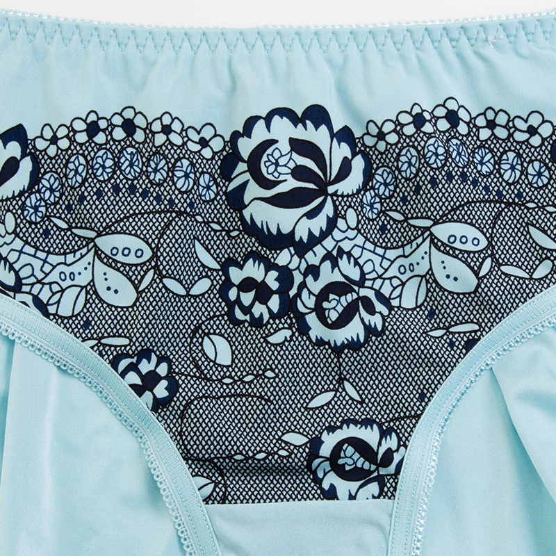 古今印花中腰三角内裤女士舒适细腻弹力性感舒适透气包臀 1g852
