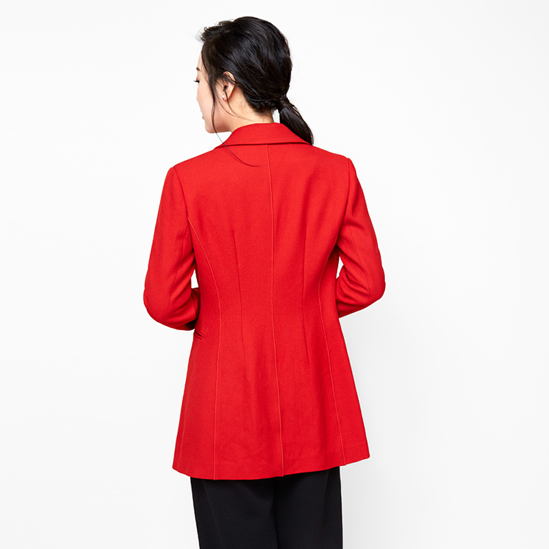 2019爱居兔春季女装修身休闲西服外套