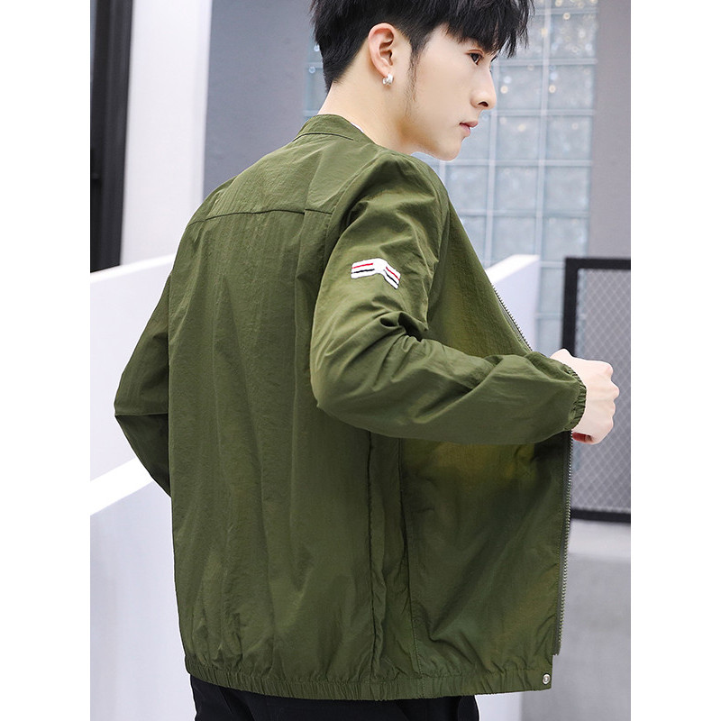 三弦(LA CORDE) 2019夏季新品男士防嗮服轻薄夹克男韩版潮流外套LA-QZQ-F01