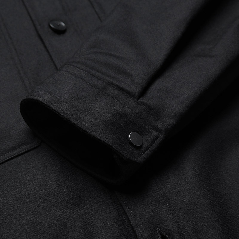 杰尼亚 ZEGNA 男士羊毛薄款棉服衬衫式夹克外套UAV01 SOTM2
