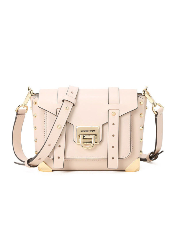 MICHAEL KORS MK Manhattan锁扣口盖包 单肩斜挎包30T9GNCM1L 金扣