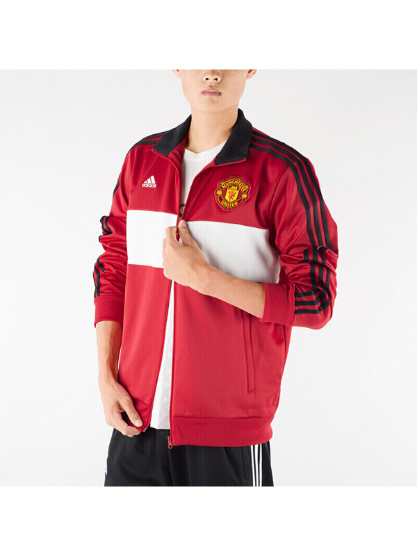 Adidas阿迪达斯男子夹克足球俱乐部运动训练透气立领外套BQ2232