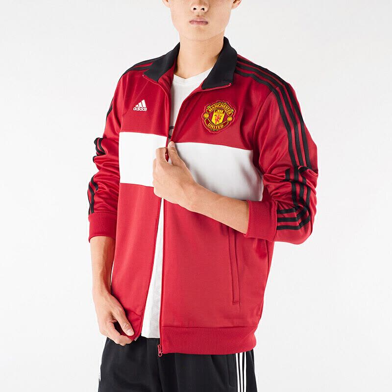 Adidas阿迪达斯男子夹克足球俱乐部运动训练透气立领外套BQ2232图片