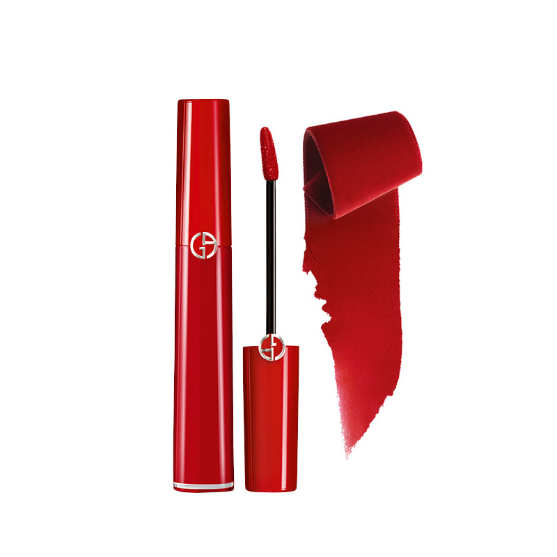 停用阿玛尼臻致丝绒哑光唇釉400号65ml传奇红管口红经典红调气场全开