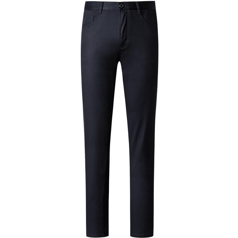 九牧王休闲裤男春季新款商务上班长裤中年修身版男裤官方旗舰店