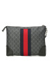 预订 GUCCI 男士手拿包 GG条纹织带 523603
