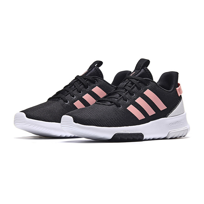 adidas阿迪达斯NEO女子休闲鞋小NMD跑步鞋运动鞋AH2423 黑色 36.5码