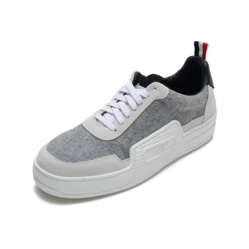 thombrowne汤姆布朗男士织物配皮休闲运动鞋篮球鞋mfd199a02519视频