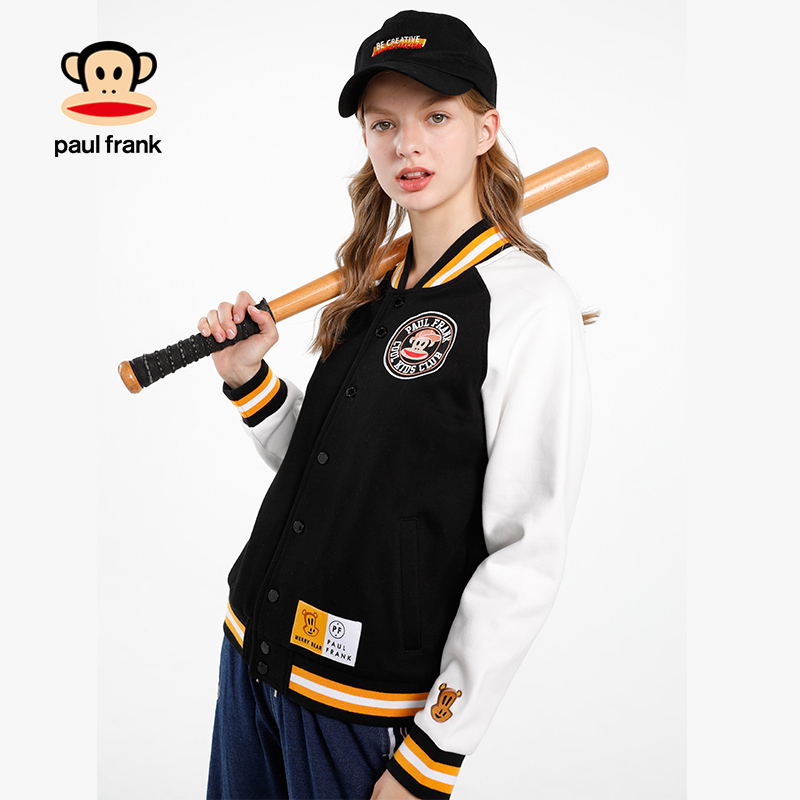 paulfrank大嘴猴外套女新款初秋棒球服港风女装上衣宽松