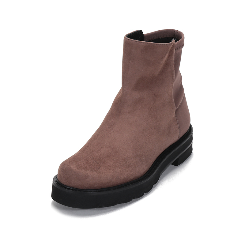 斯图尔特·韦茨曼 STUART WEITZMAN 女士 皮革/织物靴子短靴5050 LIFT BOOTIE