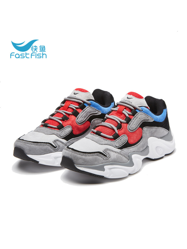 快鱼老爹鞋2018秋季新款厚底网红运动鞋ins超火的鞋子原宿情侣鞋