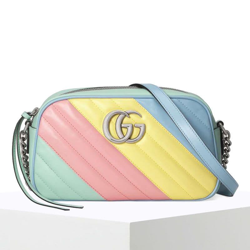 【预定】GUCCI GG Marmont 单肩包 447632小号 24*13*7CM图片