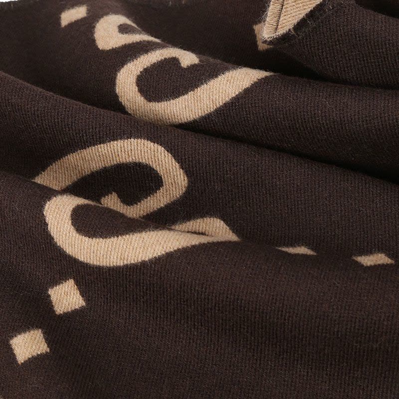 预订 GUCCI\古驰 LOGO款 GG提花羊毛真丝 围巾图片