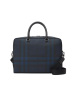 预售 博柏利 BURBERRY London 公文包 字母印字标经典条纹织物 男士手提包 8023707银扣