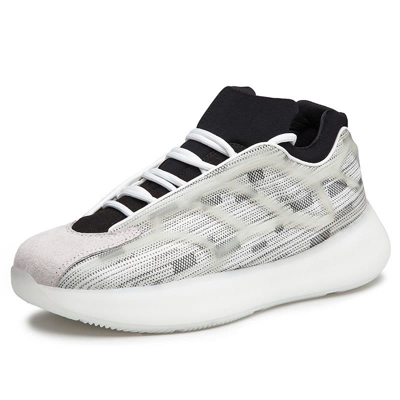 Ceba低帮韩版潮流时尚透气男鞋个性骨架夜光椰子鞋2022春季街头运动鞋图片