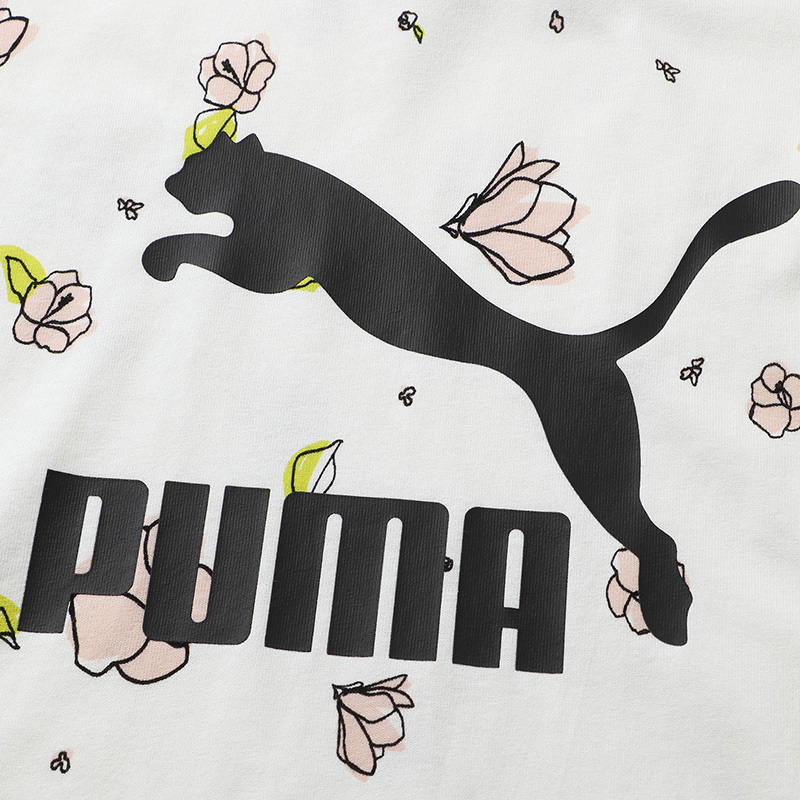 PUMA彪马女装运动服休闲短袖T恤
