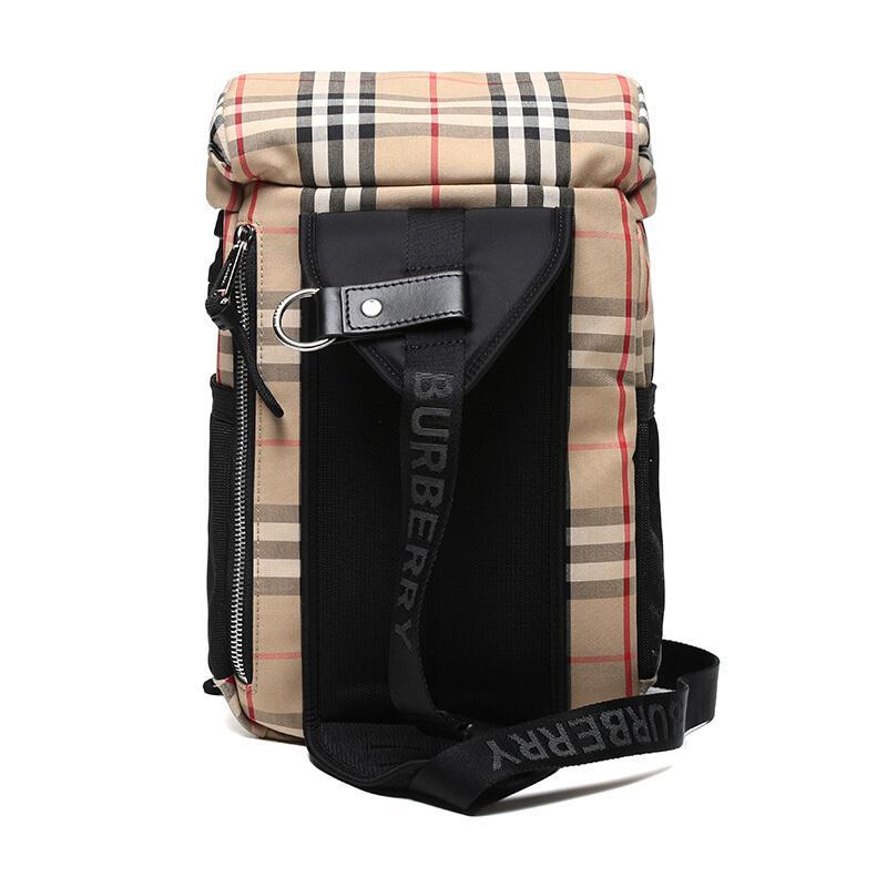 burberry博柏利男士织物单肩斜挎包腰包80144301